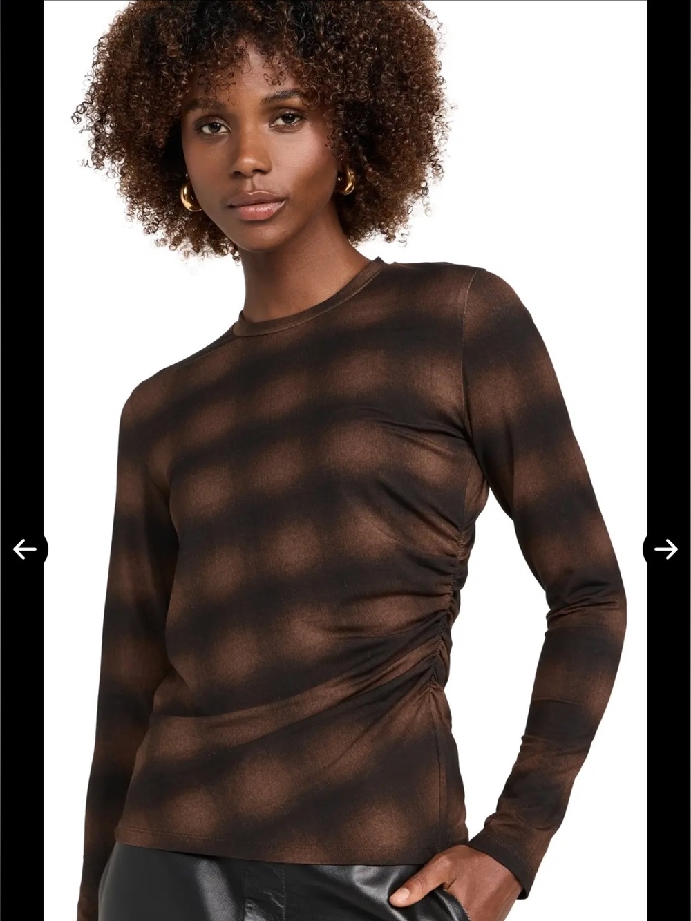 NWT Vince Side Drape Top